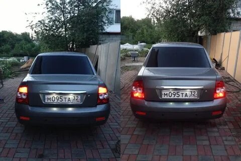Задние габариты на приоре