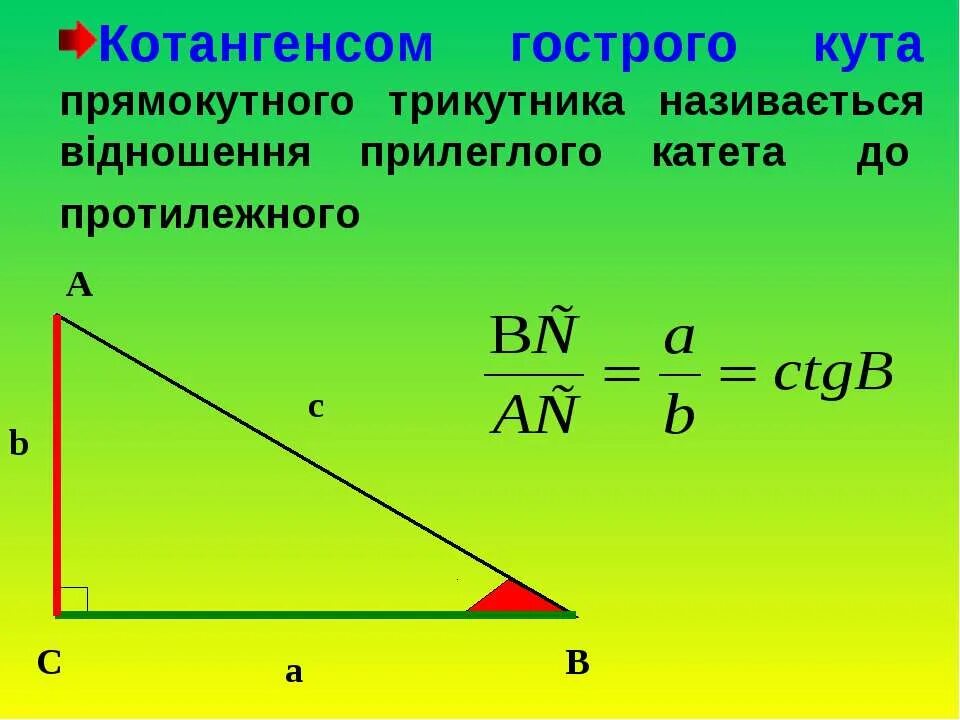 Тангенс гострого Кута прямокутного трикутника. Катет. Котангенсом. Катет прямокутного трикутника. Катет прямоугольного треугольника через тангенс