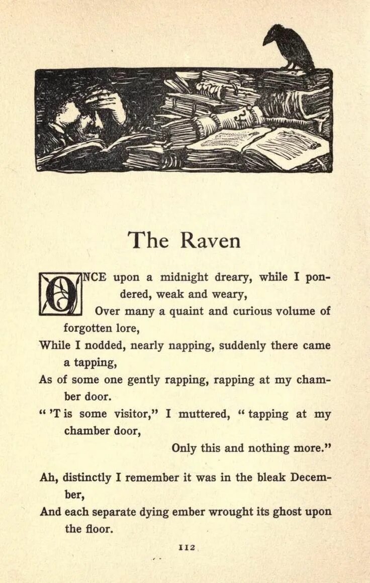 Raven poe. Ворон Аллан по стихотворения.