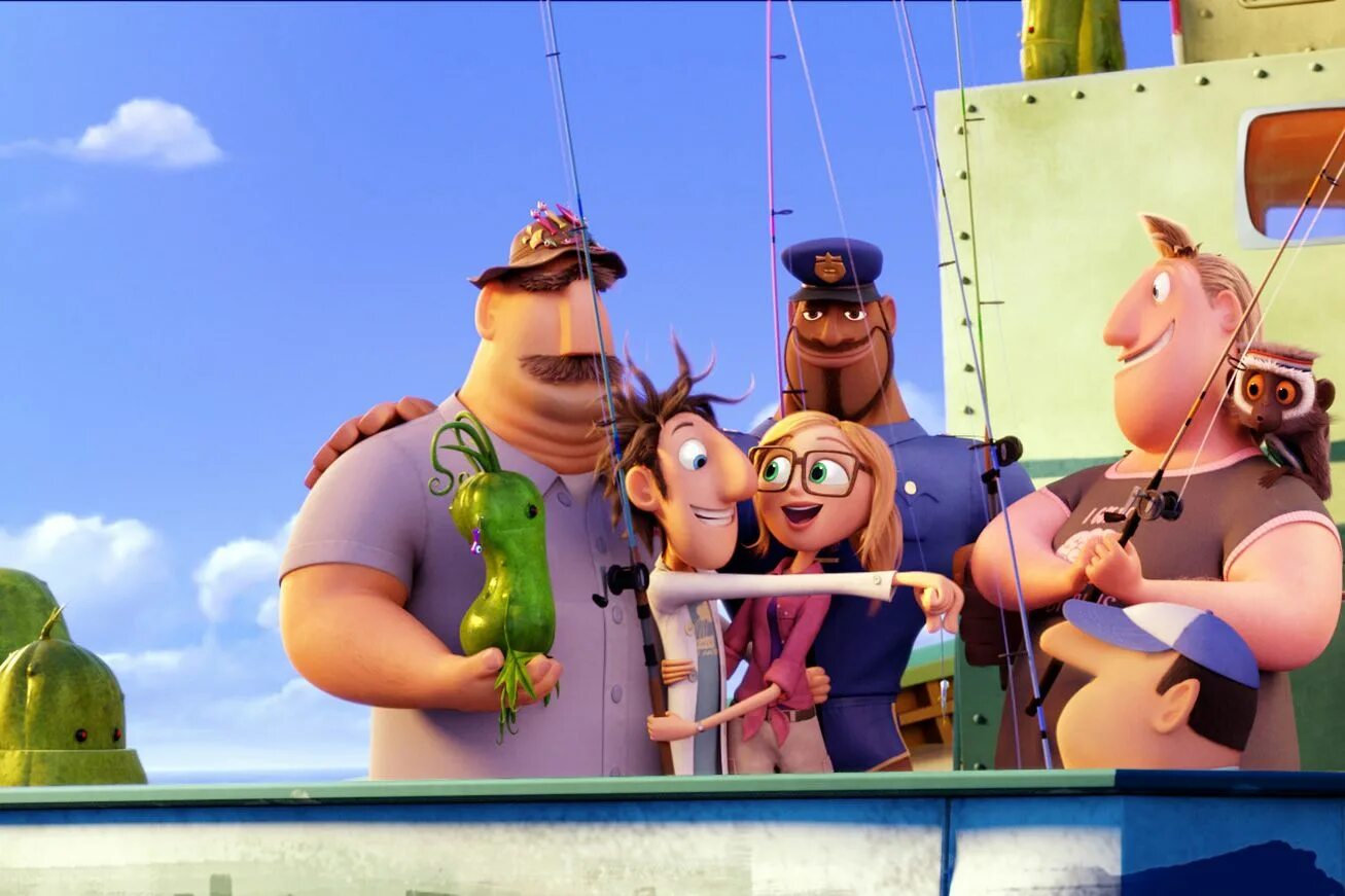 Облачно 2 месть ГМО. Cloudy with a chance of Meatballs 2 (2013).