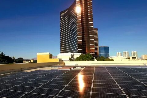 Solar array to power Wynn’s Paradise Park in Las Vegas.