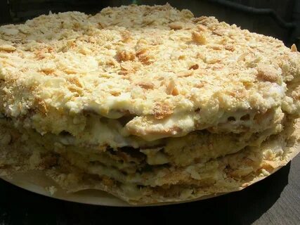 Наполеон вкусные коржи