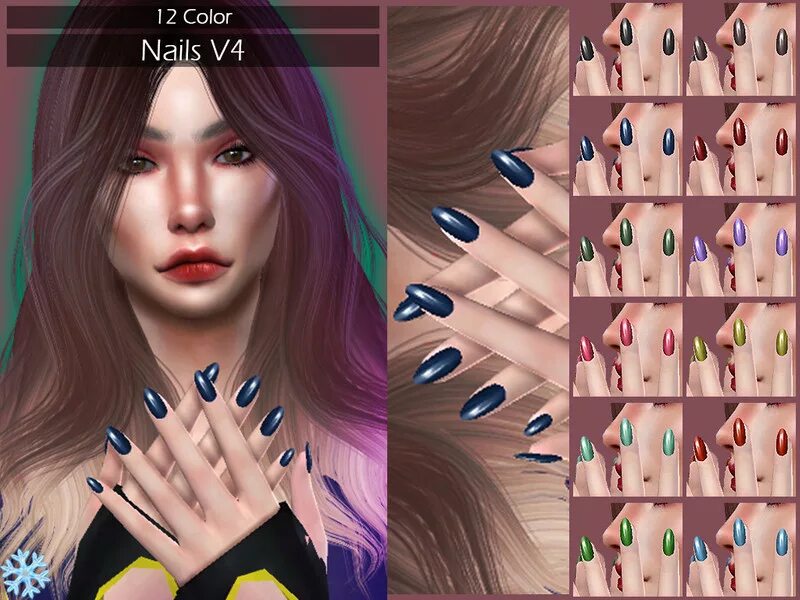 SIMS 4 Nails. Ногти симс. Симс 4 когти. Симс 4 маникюр. Мод симс ногти