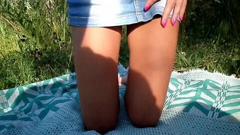 Panties Under a Jeans Skirt on the Nature: Free HD Porn b8 xHamster.