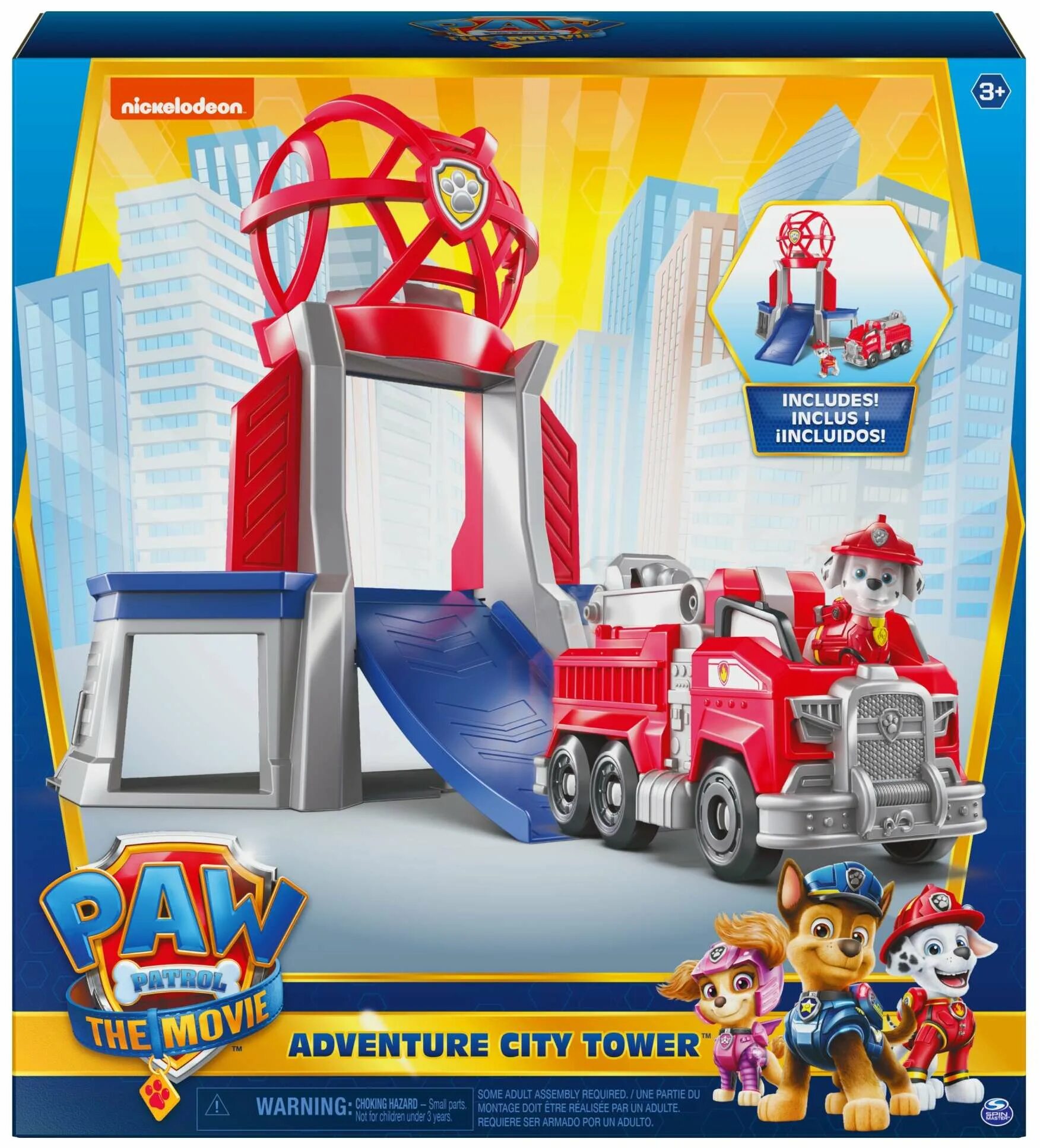 Игровой набор Paw Patrol смотровая башня-мини. Adventure City Tower Щенячий патруль.