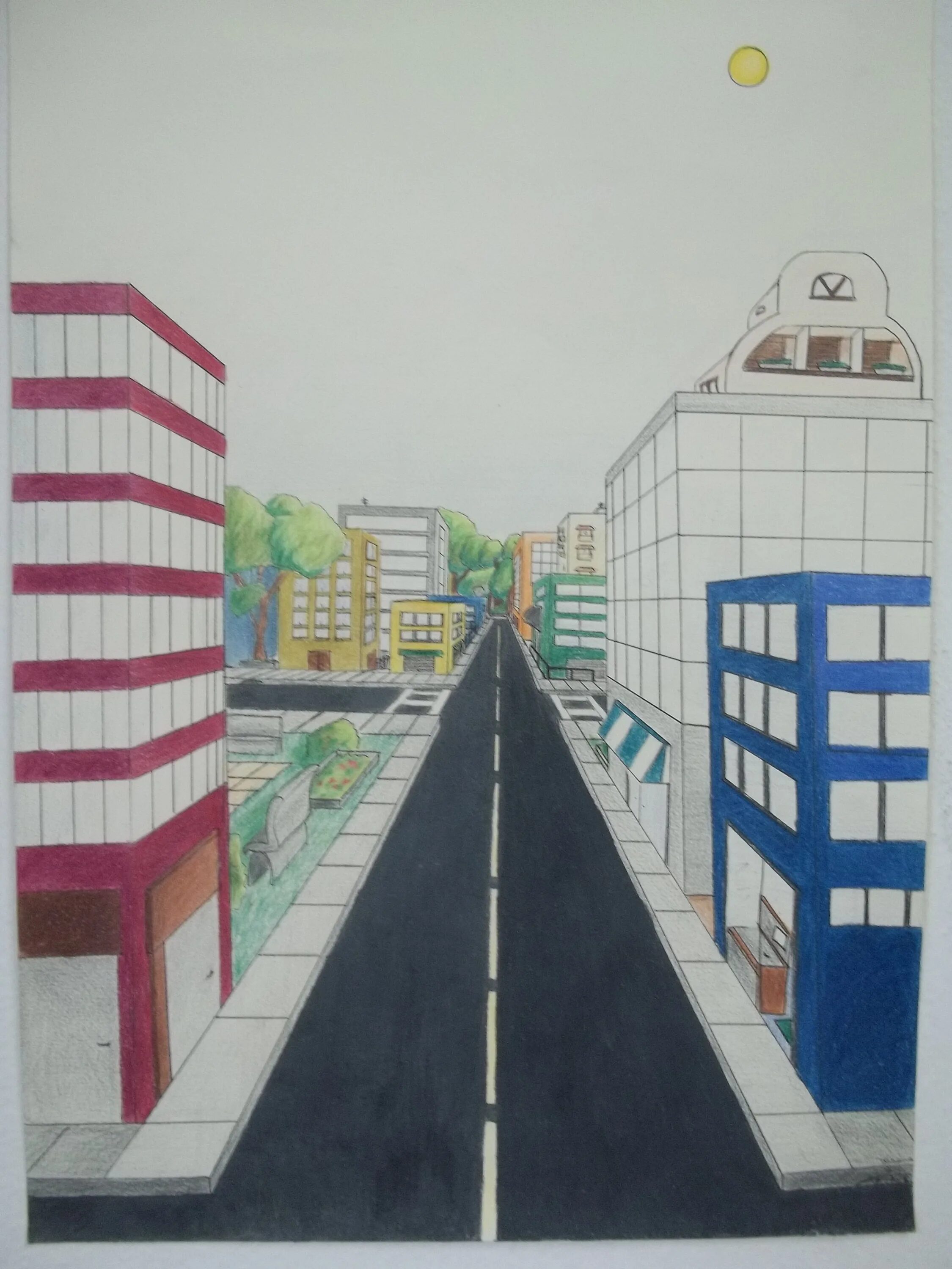 Линейная перспектива улица 6 класс. Перспектива рисунок. Перспектива улицы. Рисование улицы в перспективе.