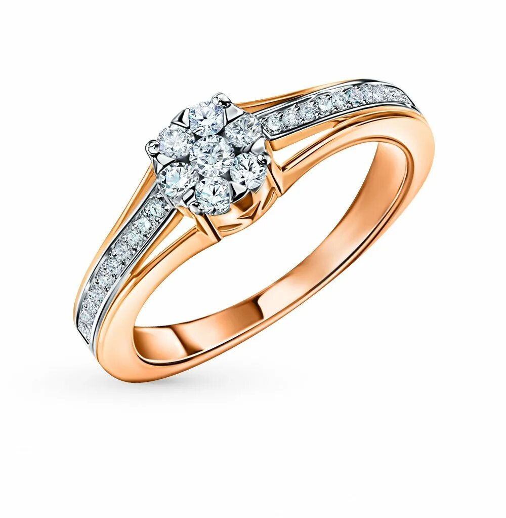 Золотое кольцо с бриллиантами Санлайт. Золотое кольцо с бриллиантами 585 Санлайт. Золотое кольцо бриллианты Якутии. Золотое кольцо Санлайт с 16 бриллиантами.
