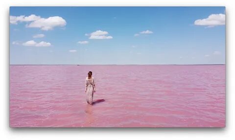 Розовое озеро чокрак - фото 