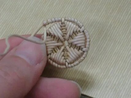 Корневое плетение из бумажной лозы мк