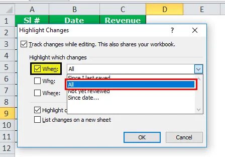 Change tracking