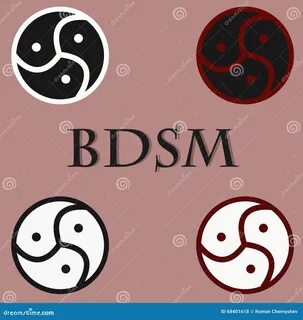 BDSM emblem symbol. 