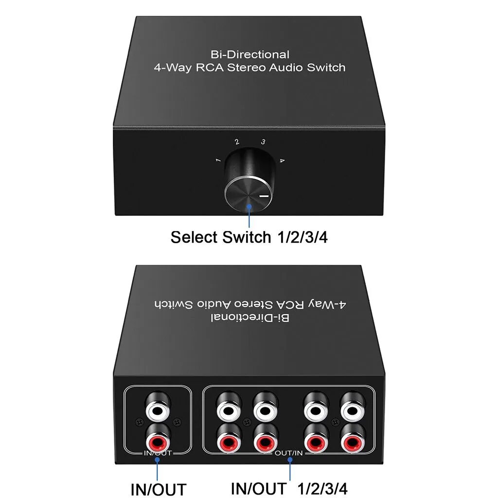 Переключатель rca. Коммутатор аудиосигнала rca 2х1. аудио переключатель. переключатель аудио выходов. выход аудио стерео.