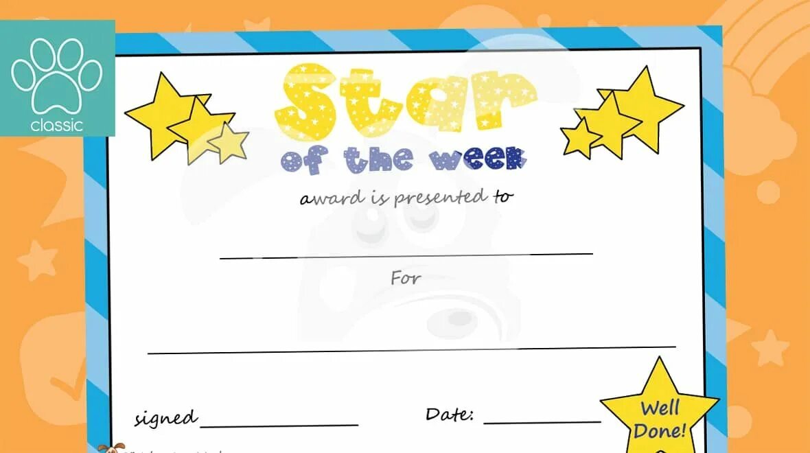 Star of the week Certificate. Star of the week Certificate шаблон. Student of the month Certificate. Star of the week Award. Week star