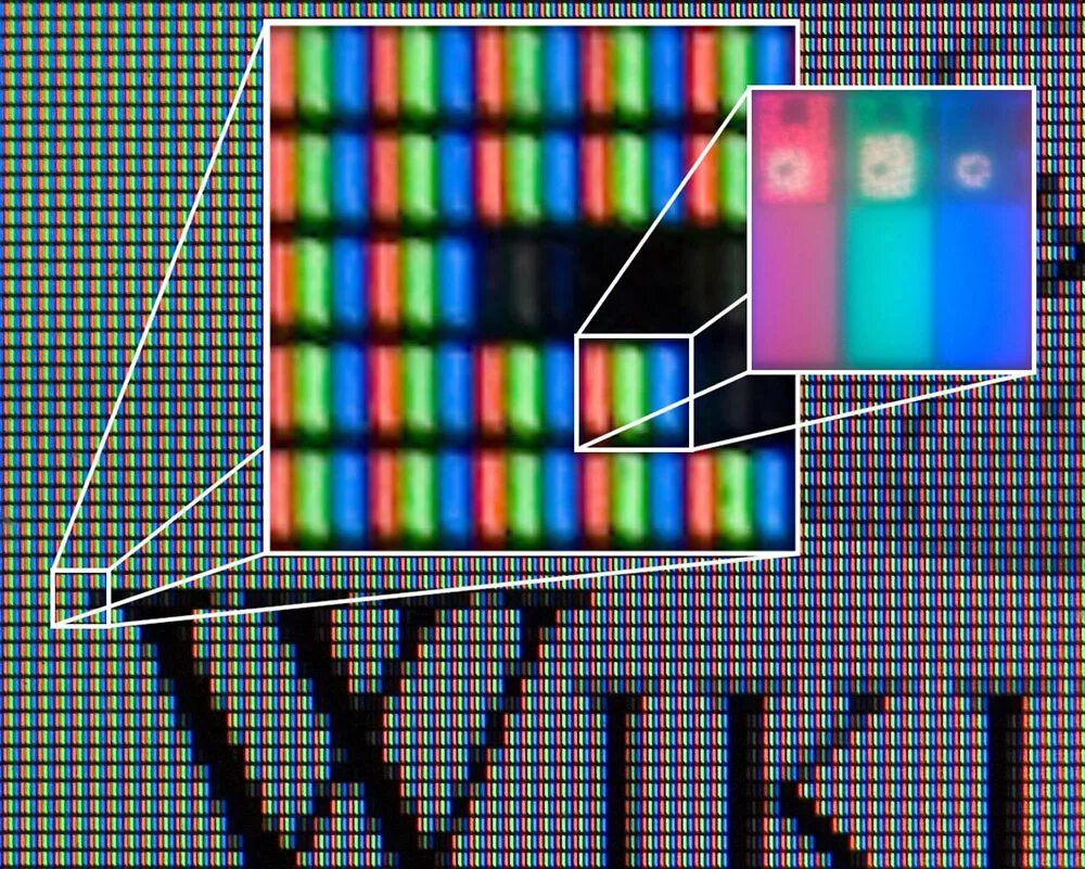 Точечный элемент экрана монитора. Пиксели жк монитора. монитор под микроскопом. жк монитор под микроскопом. пиксели на телевизоре.