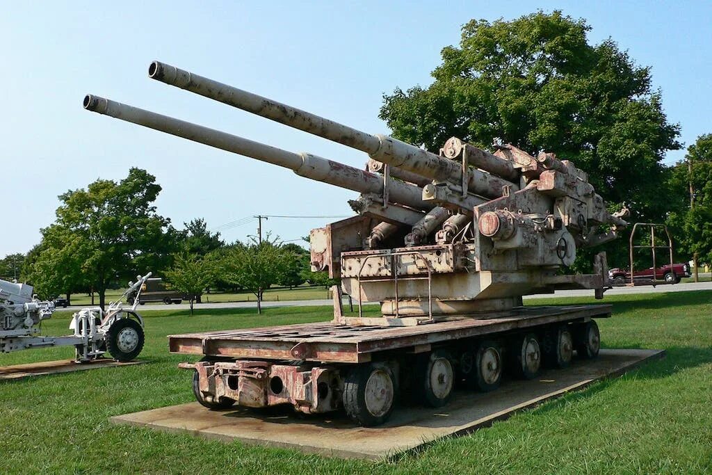 Tank guns. 128-Мм орудие Flak 40. 12,8-Cm Flak 40/2. Зенитка. 130 Мм зенитная пушка.