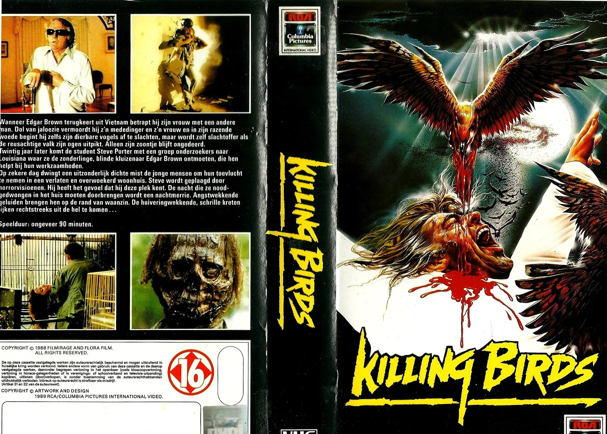 Birds killing. Зомби 5 смертоносные птицы 1987.