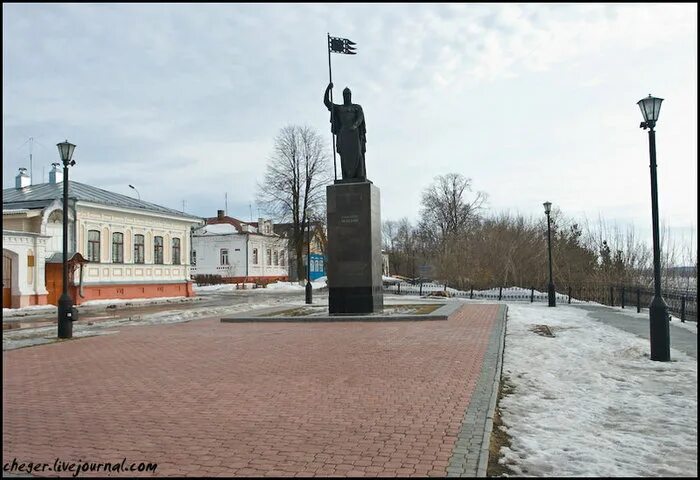 Памятник александру невскому в городце фото Дни памяти святого благоверного великого князя А.Невского ТУРИСТИЧЕСКИЙ ПОРТАЛ