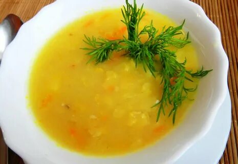 Суп картофельный с горохом
