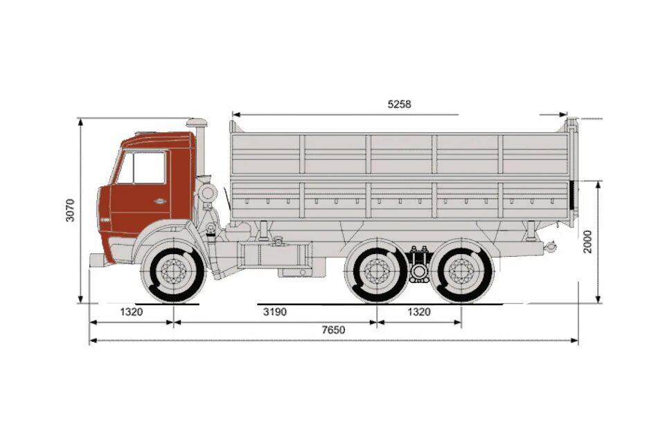 Камаз сколько осей. КАМАЗ 45143 габариты кузова. Ширина кузова КАМАЗ 45143. КАМАЗ 5320 габариты кузова. КАМАЗ 5320 самосвал габариты.