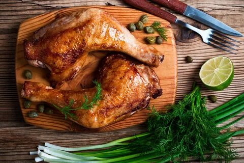 Cooked chicken