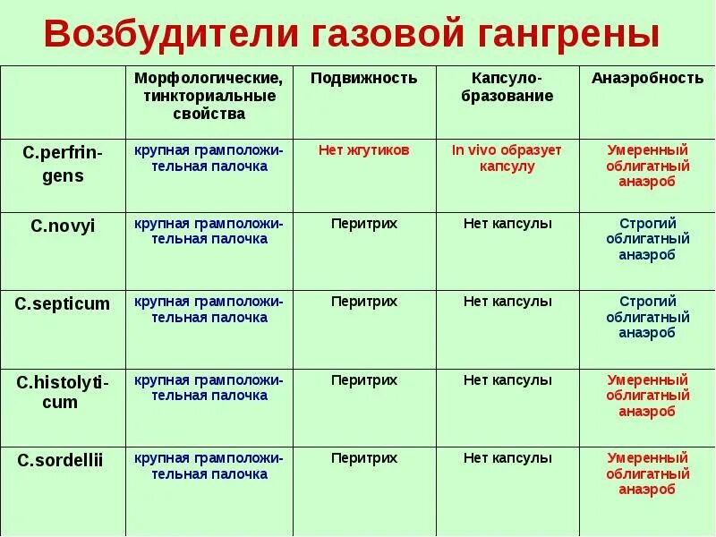Газовая гангрена лечение профилактика