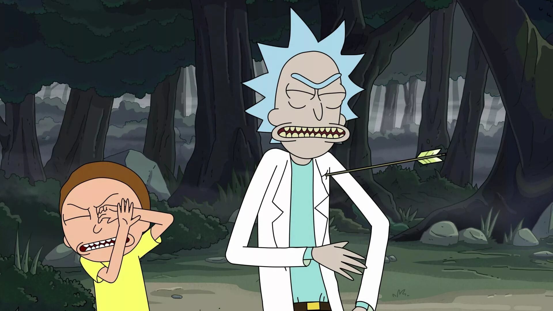 Morty sniffs