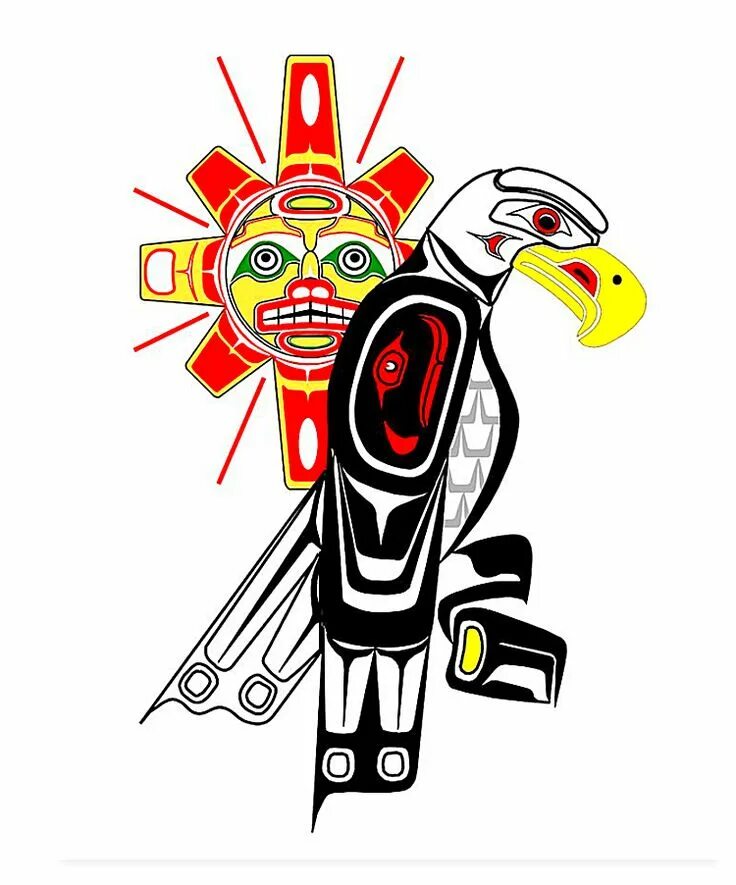 Дни хайда. Тотем индейцев Хайда индеец. Ацтекский монстр Тотем маски. Хайда Гуаи Тотем. Орел Тотем индейцев Хайда тату.