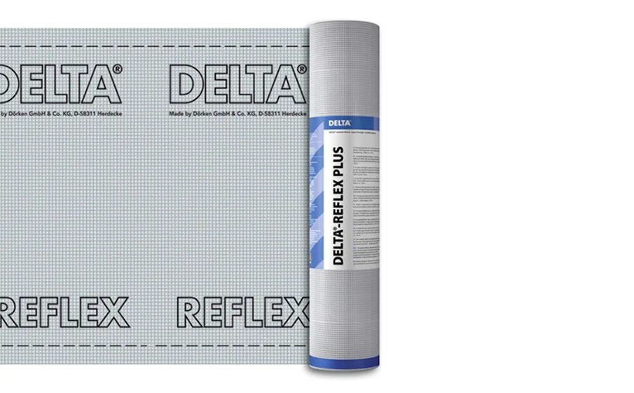 Пароизоляция - пленка Delta Reflex. Delta Reflex пленка с алюминиевым слоем 75м2. Пароизоляция фольгированная Delta Reflex. Пароизоляция Delta Reflex плёнка с алюминиевым рефлексным слоем.