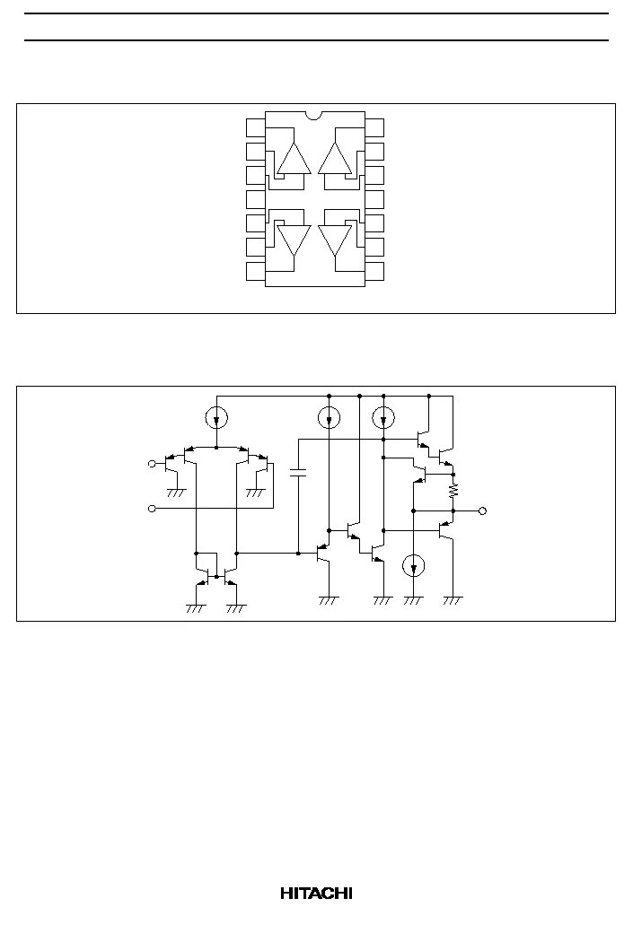 Ha17324a схема включения микросхема Datasheet NJM324D