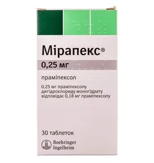 Мирапекс инструкция по применению отзывы