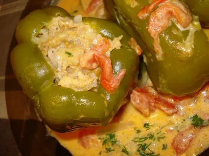 Перец фаршированный мясом овощами рецепт