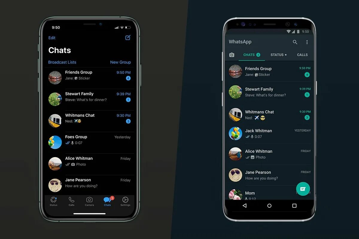 Отличие андроидов. WHATSAPP Dark Mode Android. Разница от андроида смартфон. Различия андроида от смартфона. Dark Mode mobile app.