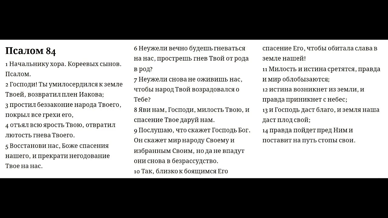 84 Псалом текст. Псалом 83 текст. 84 Псалом: картинка. Псалом восьмидесятый. Псалом 85 читать