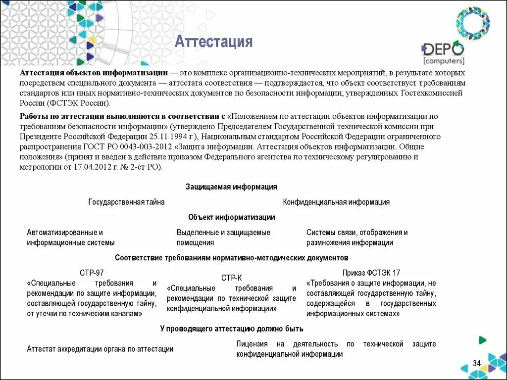 Аттестация объектов информатизации. Положение об аттестации объектов информатизации. Аттестация помещений по требованиям безопасности информации. Органы по аттестации объектов информатизации. Мероприятия по технической защите информации