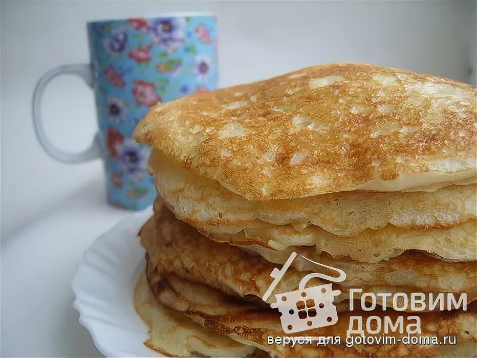 Блины на дрожжах и молоке пышные. Блины на манке и дрожжах на воде. Жемайчю блинай.