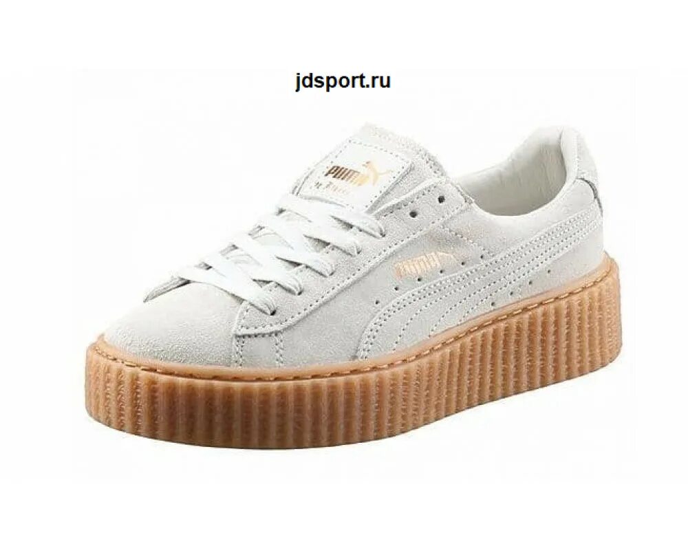 Кроссовки пума женские оригинал купить. Puma Creeper White. Пума риханна. Puma Rihanna Creeper белые. Кроссовки Puma Vita Memoriae.