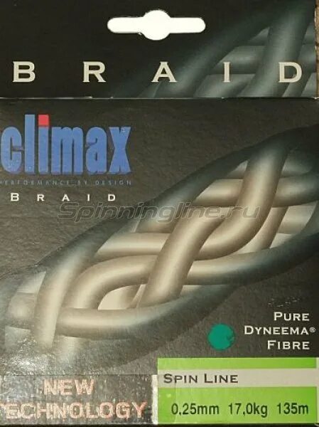 Шнур Climax Spin line Braided rund 135. Плетенка Climax specimen line.