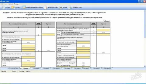 Какие отчеты сдают в фсс