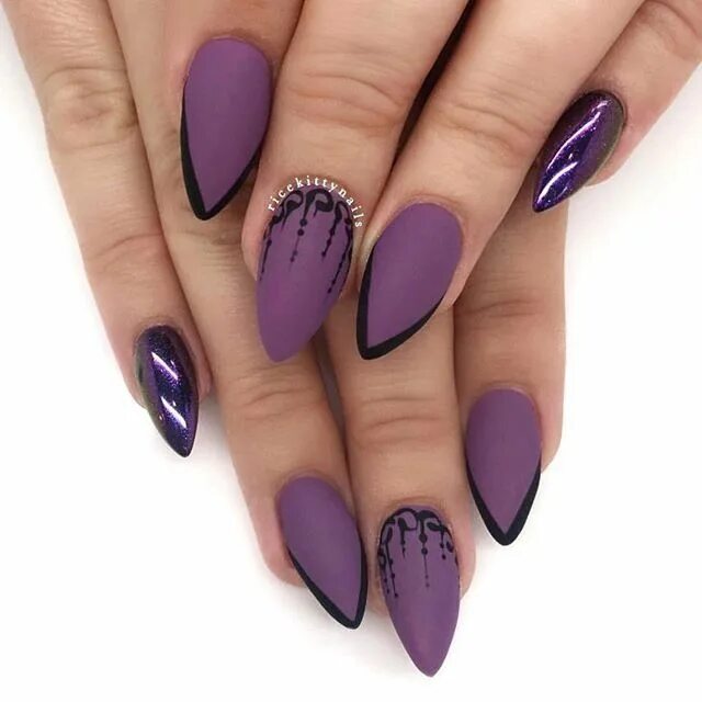 Purple pointed bss