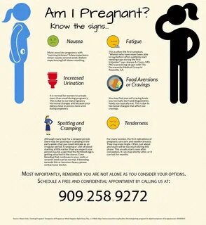 Consider some of these early symptoms of pregnancy. 