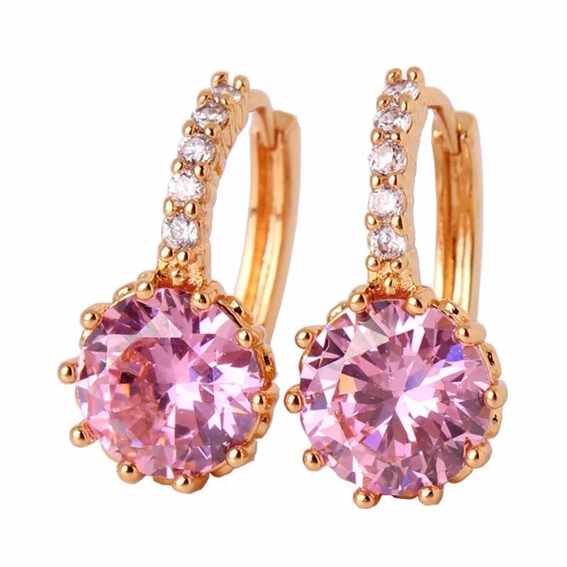 СЕРЬГИ 34810537ф Серьги золочение вставки фианить, шпинель ,корунд. Женские серь