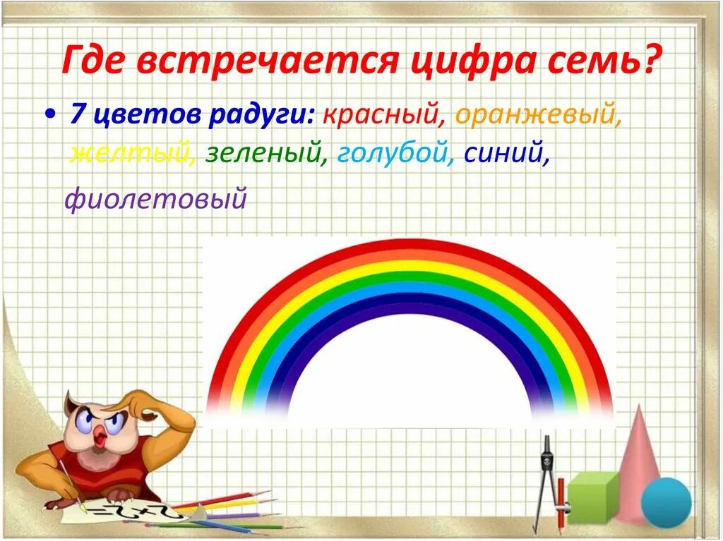 Мое любимое число 7 - презентация онлайн