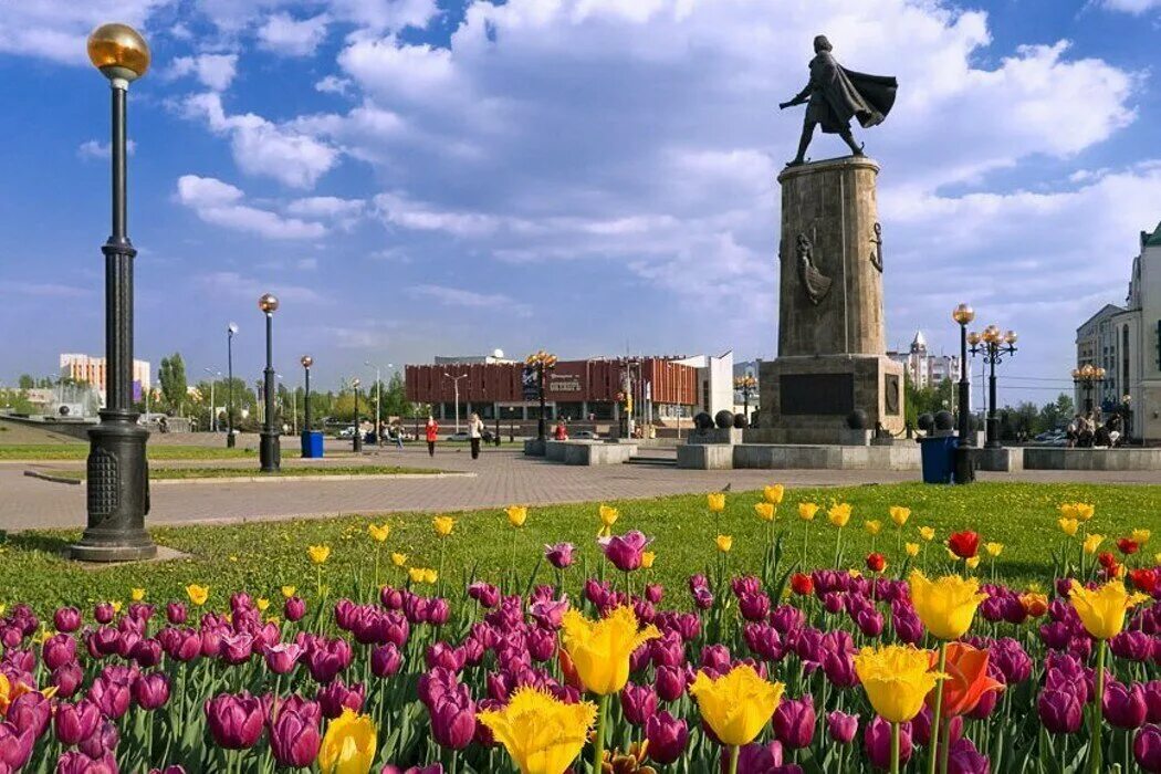 Липецк. Город Липецк. Городской округ город Липецк. Площадь Петра Липецк. Липецк центр города.
