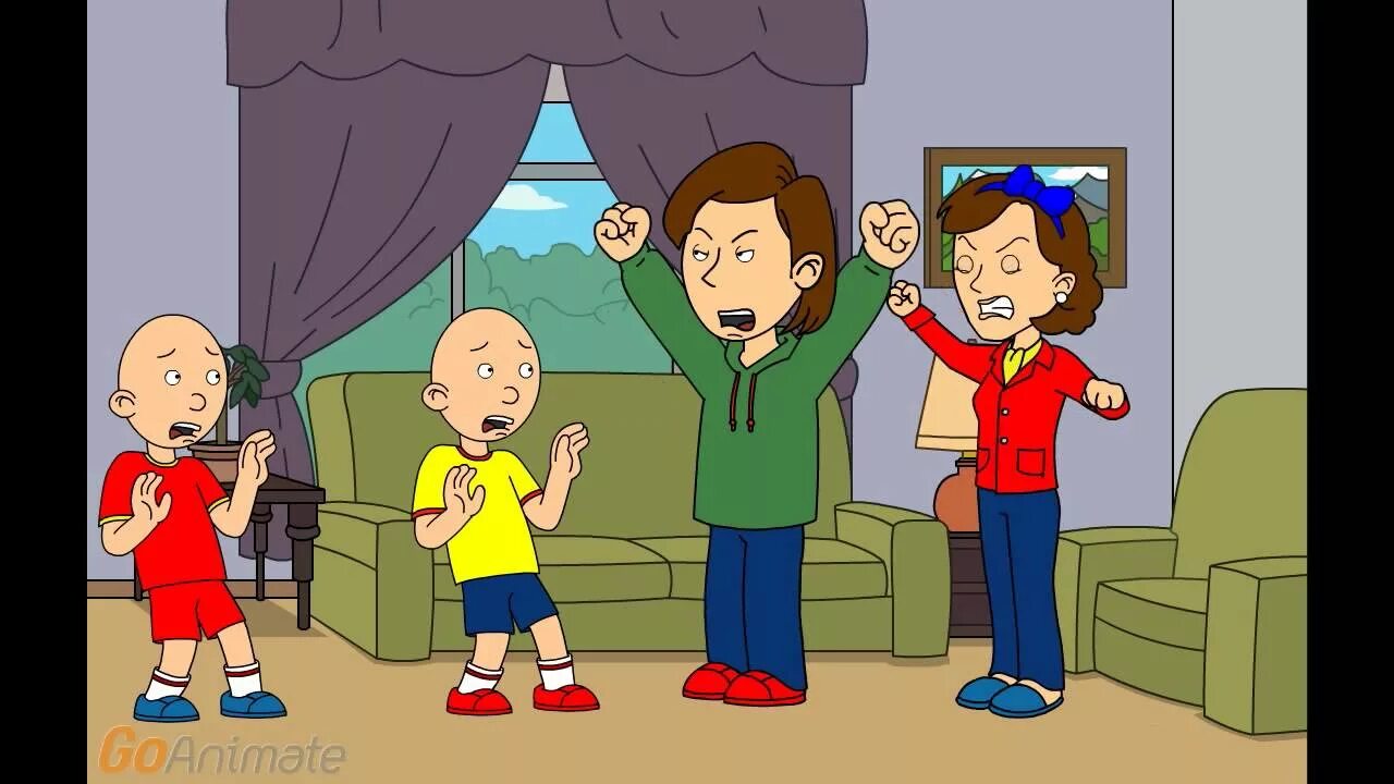 Caillou gets grounded for nothing. Caillou anderson goanimate. Caillou gets grounded. Caillou grounded. Goanimate emily.