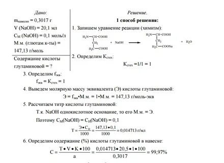 Химия задания прошлых лет