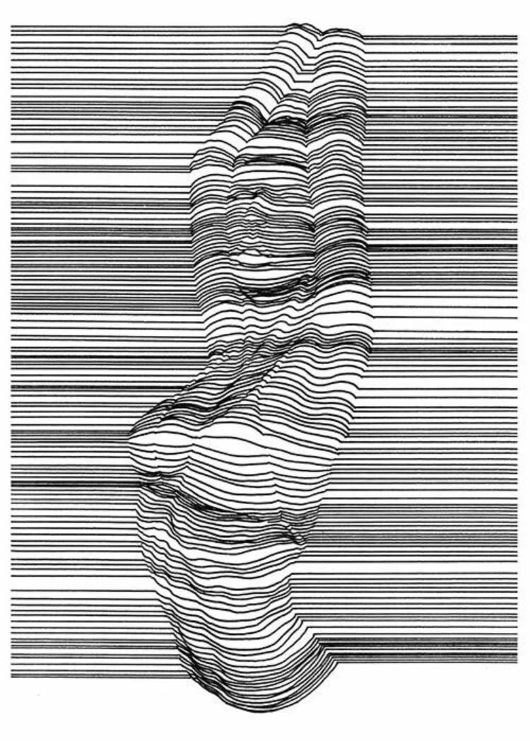 Пейзаж из линий. Объемные графические иллюзии. Рисование линиями. Рисунки линиями. Линейный арт от nester formentera.