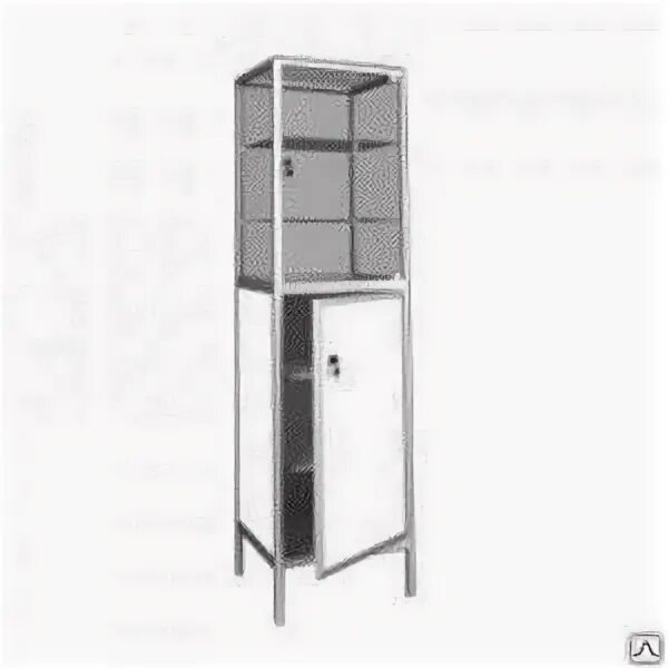 Шкаф лабораторный (500*400*1700) «Оптима» шл.01.05. Шкаф для материалов ма-13.