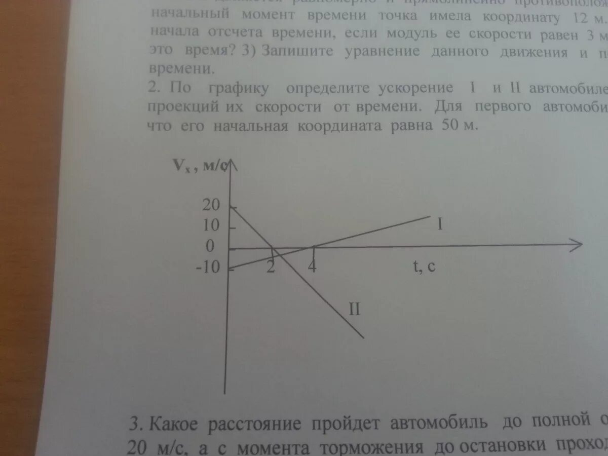 Запишите уравнение зависимости проекции скорости от времени. По графику определите ускорение и уравнение скорости движения тела. определить по графику уравнение скорости. определите начальные координаты тел 1 и 2 а также скорость проекции. по графику определите ускорение 1 и 2 автомобилей.