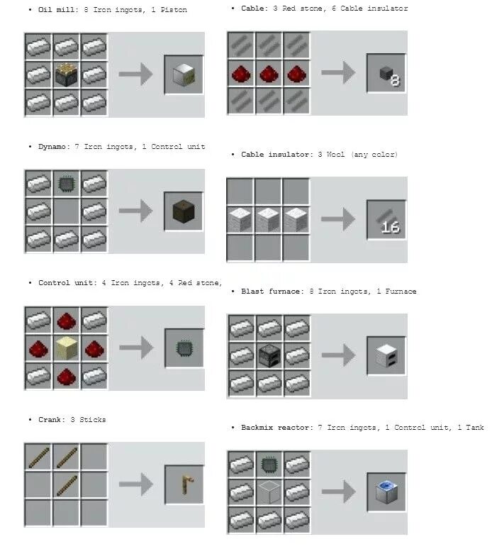 12 2. Mrcrayfish vehicle 1. 2. 10. Крафты из мода mrcrayfish's vehicle.