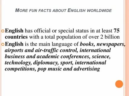 Better facts